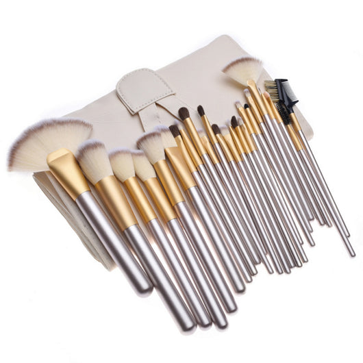 Set de Brochas de Maquillaje Beige Champagne - Image 7