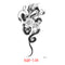 Tatuaje Temporal Floral de Media Manga