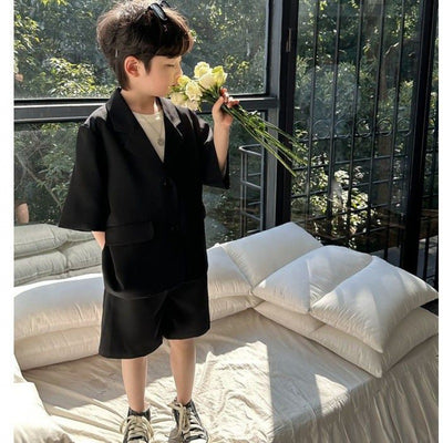 Traje Casual de Manga Corta para Niños - Image 6