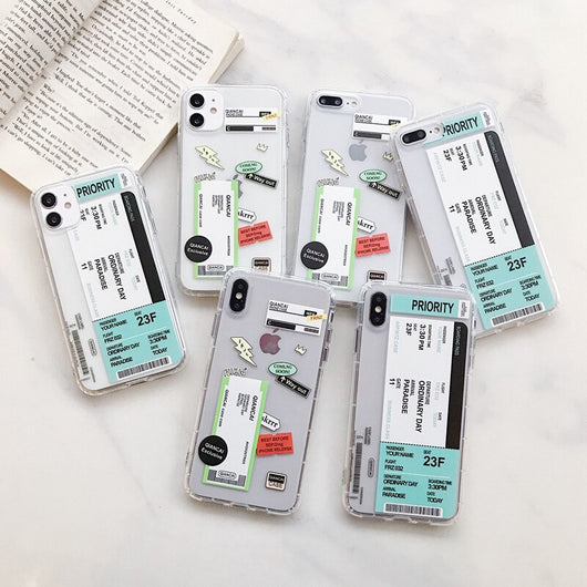 Funda Transparente Resistente a Caídas con Protección de Presión de Aire