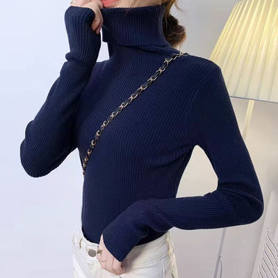 Suéter Mujer Cuello Alto Manga Larga Cálido - Juego de Pareja - Image 14