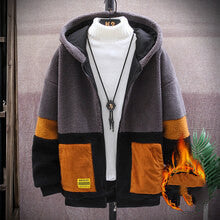 Sudadera con Capucha Acolchada de Lana y Algodón para Hombre