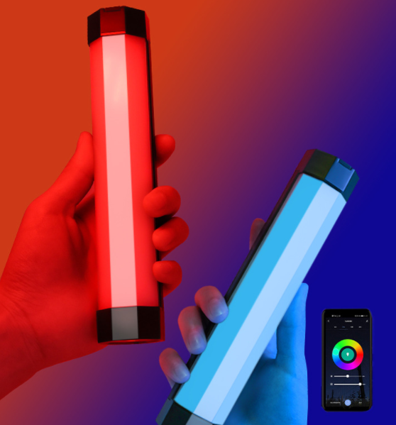 Luz de Relleno RGB Portátil P200 Dimmable con Carga Recargable