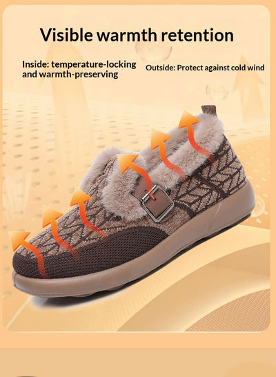 Zapatos de Algodón Aislados con Forro Polar Extra Grueso para Mujer - Image 28