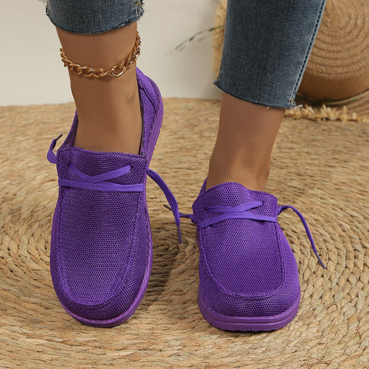 Mocasines Cómodos Talla Grande con Cordones y Diseño Slip-On - Image 14