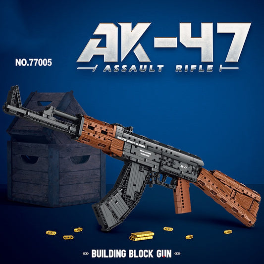 Juego de Construcción Militar AK47 - Bloques Educativos para Niños