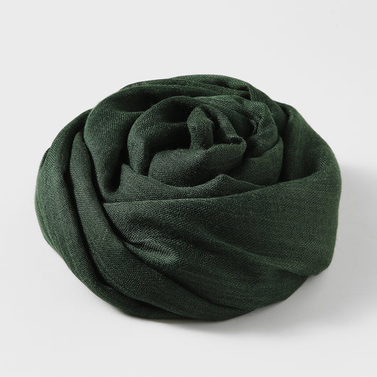 Pañuelo Artístico de Algodón y Lino - Colores Sólidos Elegantes - Image 7