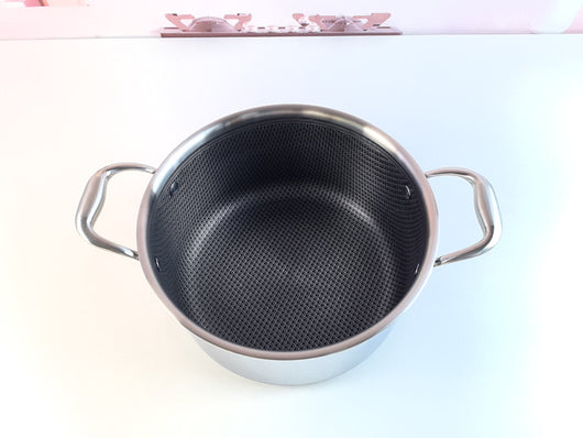Olla para Sopa Binaural 316 de Acero Inoxidable con Tapa 24CM - Image 12