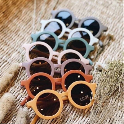 Gafas de Sol Infantiles Redondas Ligeras y Modernas