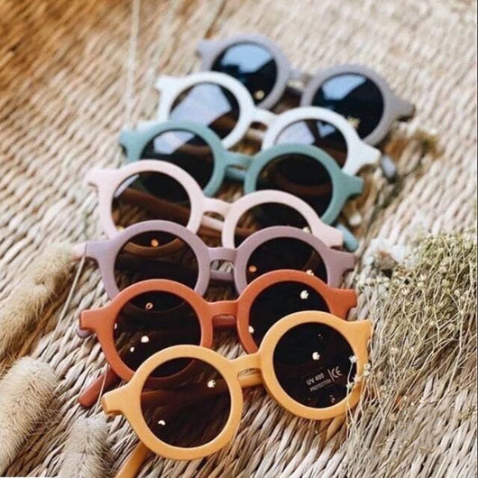 Gafas de Sol Infantiles Redondas Ligeras y Modernas