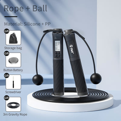 Cuerda para Saltar Inalámbrica con Bola de Gravedad para Quemar Grasa - Image 10