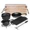 Set de Cocina de Hierro Fundido para Camping y Horno Portátil