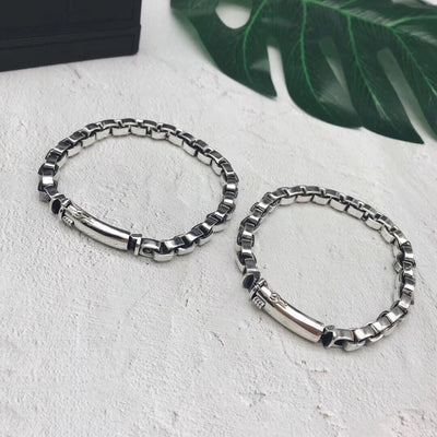 Pulsera de Plata Tailandesa Brillante Unisex - Image 4