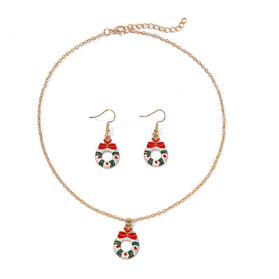 Aretes Navideños Coreanos de Moda - Diseño Versátil para Todas las Ocasiones - Image 3