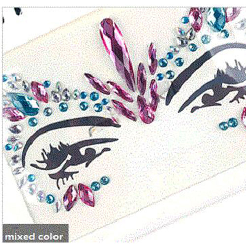 Pegatinas Faciales de Diamante Acrílico Estilo Europeo y Americano - Image 8