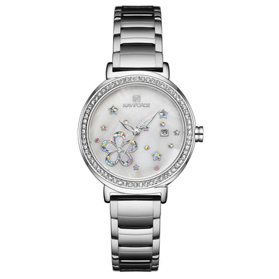 Reloj de Pulsera Floral Acero Inoxidable para Mujer - Image 11