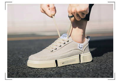 Zapatos Casuales Salvajes para Hombre en Lino y Lona - Image 14