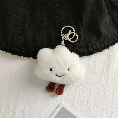 Llavero de Pareja Nube Blanca Esponjosa - Accesorio Tierno y Romántico - Image 3