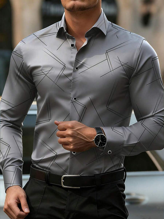 Camisa Casual Hombre con Estampado Digital - Image 8