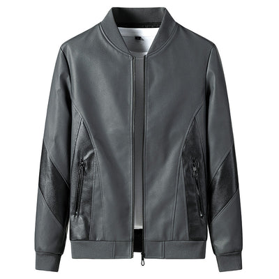 Chaqueta Otoñal Holgada para Hombre Talla Grande Estilo Papá - Image 8
