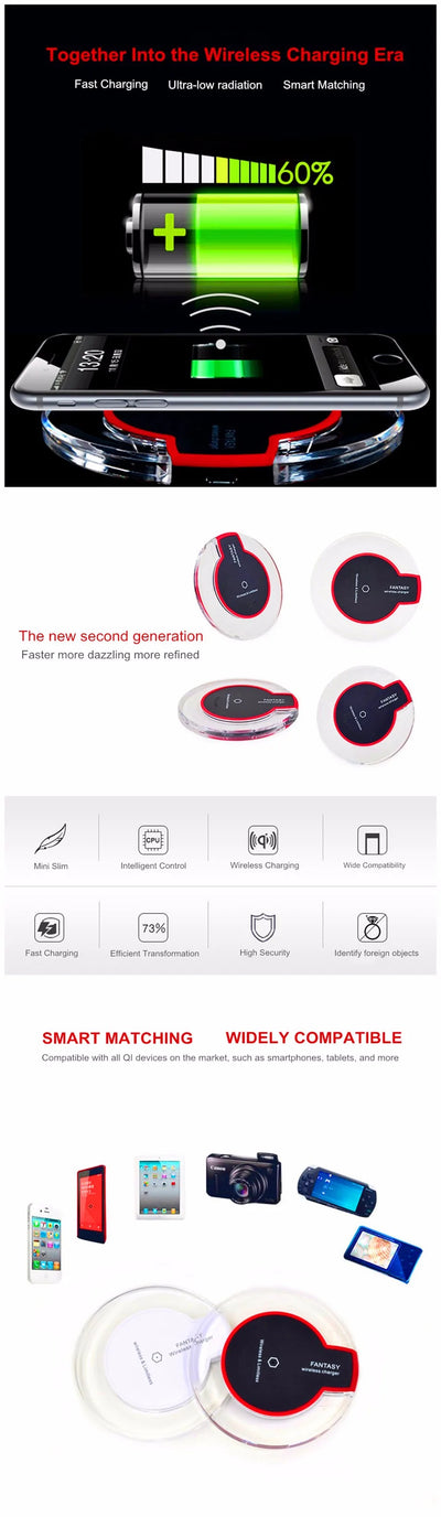 Cargador Inalámbrico Rápido Compatible con Samsung S8 y S8 Plus - Image 11
