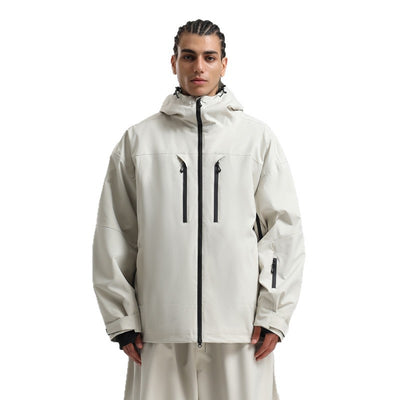 Chaqueta Esquí Hombre Impermeable Transpirable Corte Holgado con Cierre - Image 5