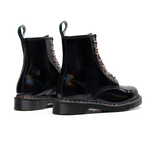 Botas Militares Mujer Caña Alta con Espejo Láser - Image 5
