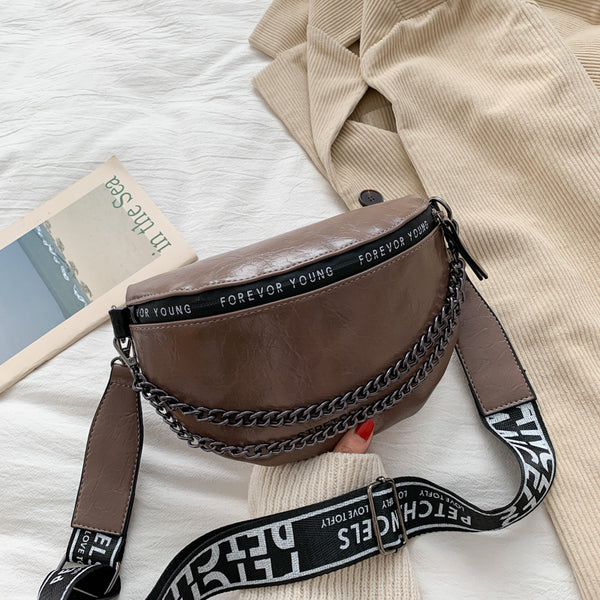 Bolsa de Pecho con Cadena High Sense - Estilo Fashion Moderno