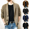 Men's Long-Sleeve V-Neck Cardigan - Autumn Collection