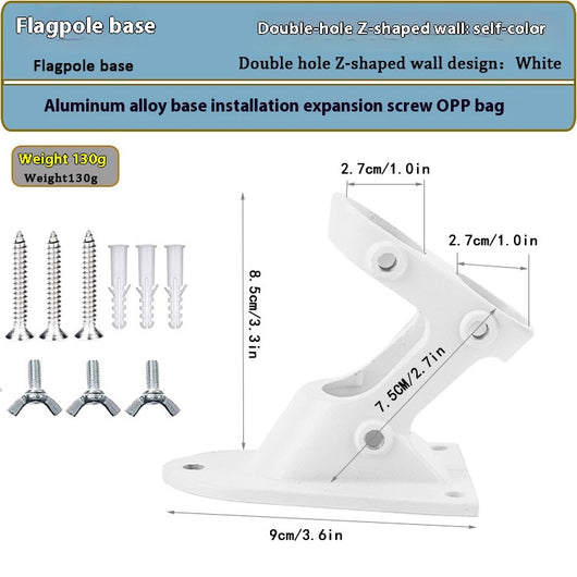 Base Ajustable 180° para Asta de Bandera en Aluminio - Image 17