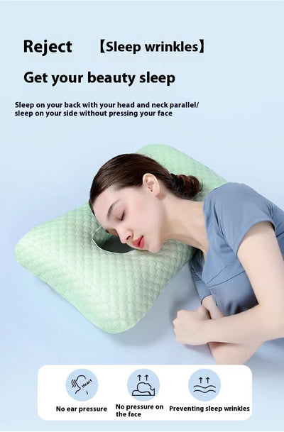 Almohada Ergonómica para Dormir Profundo sin Presión en los Oídos - Image 14
