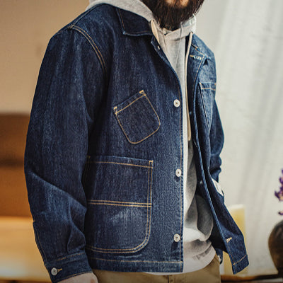 Chaqueta Denim Retro con Estilo Personalizado - Image 9