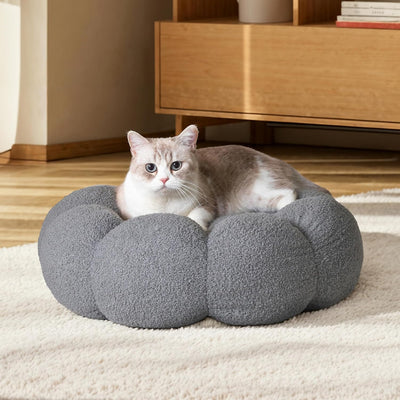 Cama Donut Térmica para Gatos y Perros - Cómoda Felpa con Base Antideslizante - Image 6