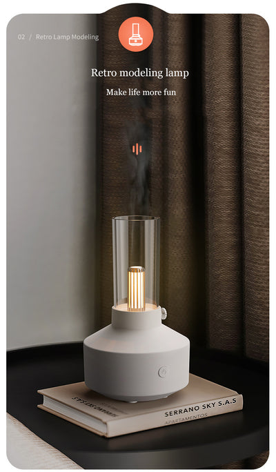 Humidificador Ultrasónico Retro 150ml con Luz Nocturna y Difusor de Aromas - Image 20