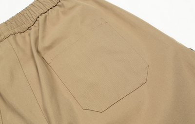 Pantalón Recto de Cintura Elástica en Color Sólido - Image 17