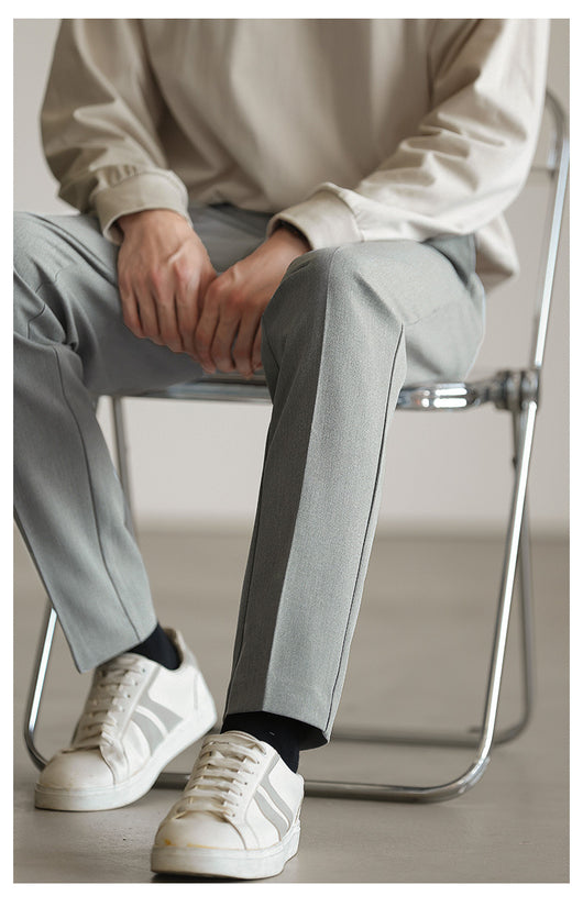 Pantalones de Vestir Ejecutivos Dos Tonos Resistentes a Arrugas - Image 10