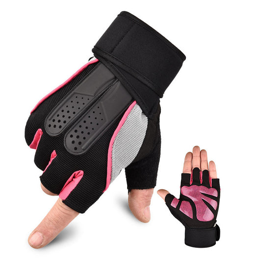 Guantes de Ciclismo con Soporte de Muñeca y Dedos Abiertos - Image 14
