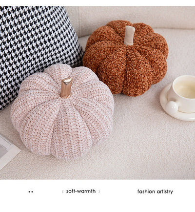 Almohada Decorativa Sofá Pequeña con Diseño de Calabaza para Sala - Image 10