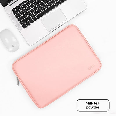 Funda Protectora de Cuero para Laptop con Bolsa Interior - Image 4