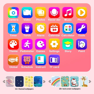 Teléfono Educativo Infantil con Doble Cámara y Pantalla Táctil - Image 2