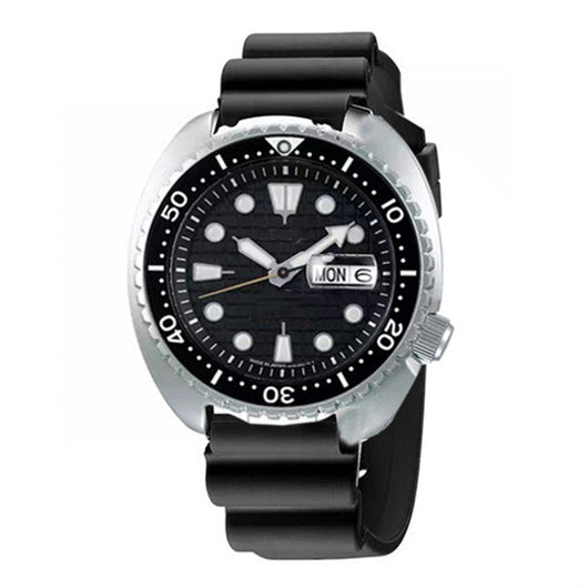 Reloj de Acero Bicolor con Banda Rotativa y Movimiento de Cuarzo - Image 9