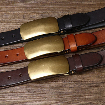 Cinturón de Cuero Premium Ancho 3.3cm para Hombre - Image 10