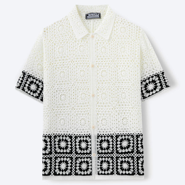 Playera Masculina Calada Transpirable de Punto Soluble