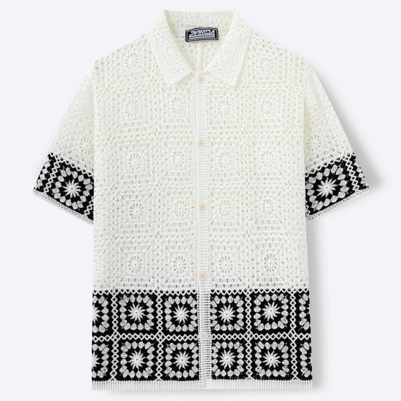 Playera Masculina Calada Transpirable de Punto Soluble