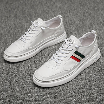 Zapatillas Blancas Cómodas para Estudiantes con Plantilla Elevadora - Image 3