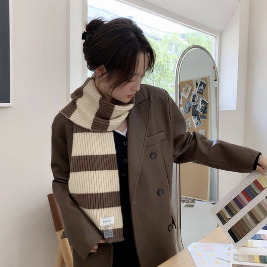 Bufanda de Lana Cálida para Parejas - Estilo Casual Invierno - Image 5