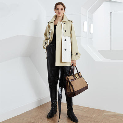 Abrigo Trench Impermeable y Antipolilla para Mujer con Protección Antiarrugas - Image 12