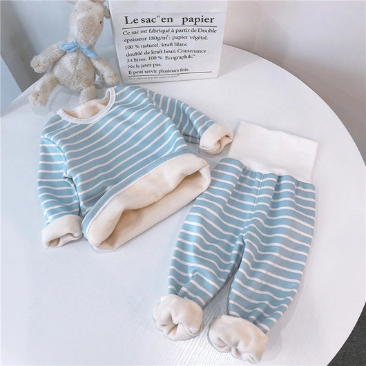 Conjunto Térmico Infantil de Terciopelo sin Costuras con Cintura Alta - Image 6