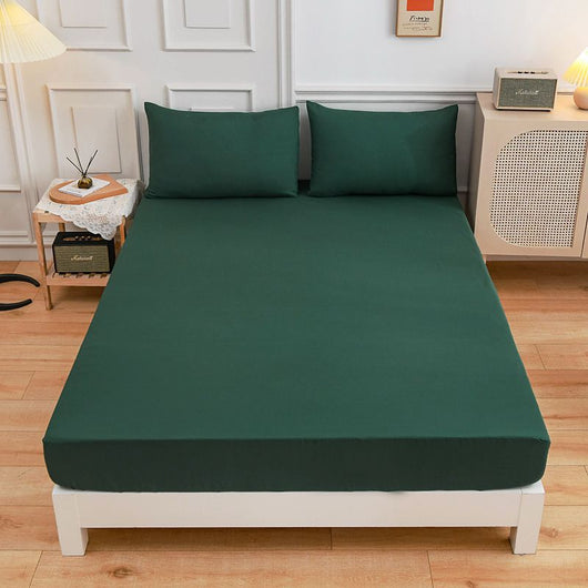 Juego de Sábanas de Algodón para Estudiantes - Sábana Ajustable y Funda de Almohada - Image 9