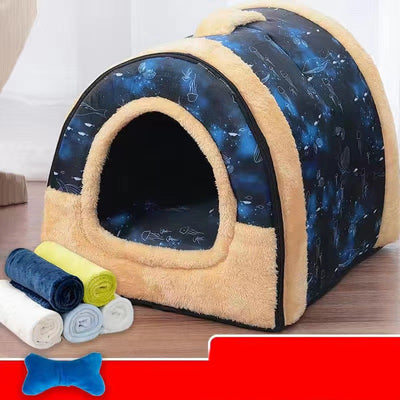 Casa Cama para Gatos Cerrada Desmontable y Lavable - Image 13